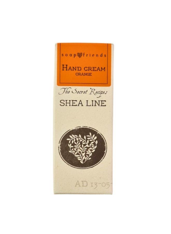Soap&Friends Orange Hand Cream 80ml – Citrus Burst Moisturizer with 20% Organic Shea Butter – Vitamin-Boosted, Natural & Cruelty-Free