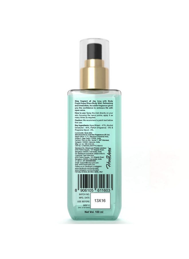 Aqua Wave Body Mist - 100 Ml | Pack Of 1