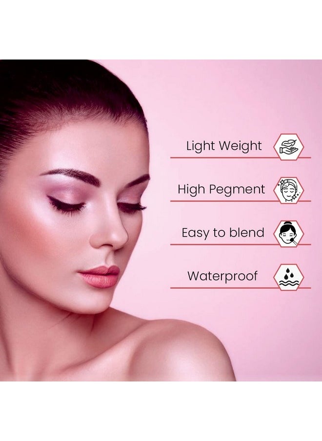 Mattlook 25 Colors Blink Eyeshadow Palette|Highly Pigmented|Blendable|Waterproof|Flawless Finish|Long Lasting|Matte & Shimmery| Creative & Fashion Eye Make-Up-Mutlicolor 03 (26G)