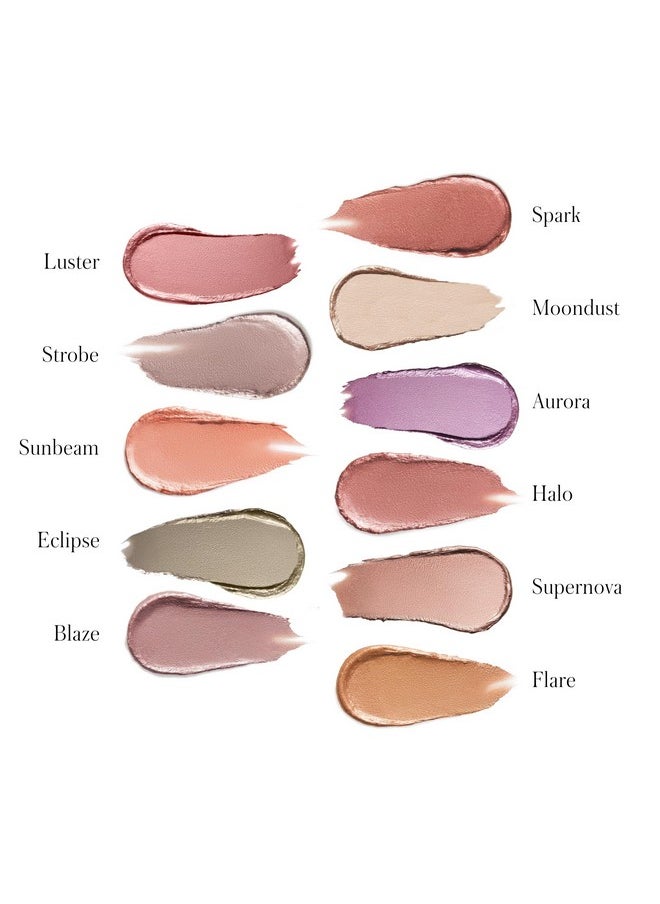RMS Beauty Eyelights Cream Eyeshadow - Metallic Eyeshadow, Clean Eyeshadow Makeup, GMP Certified Cruelty Free Makeup, Clean Beauty Eye Shadow