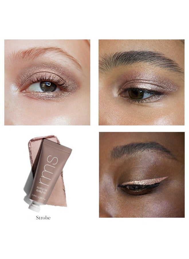 RMS Beauty Eyelights Cream Eyeshadow - Metallic Eyeshadow, Clean Eyeshadow Makeup, GMP Certified Cruelty Free Makeup, Clean Beauty Eye Shadow