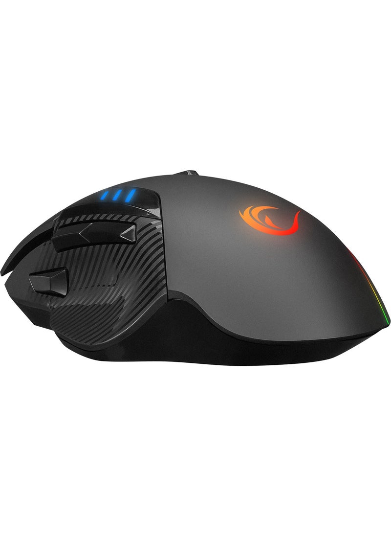 SMx-R83 x-Force USB Black 10000 Dpi RGB Illuminated Gaming Mouse