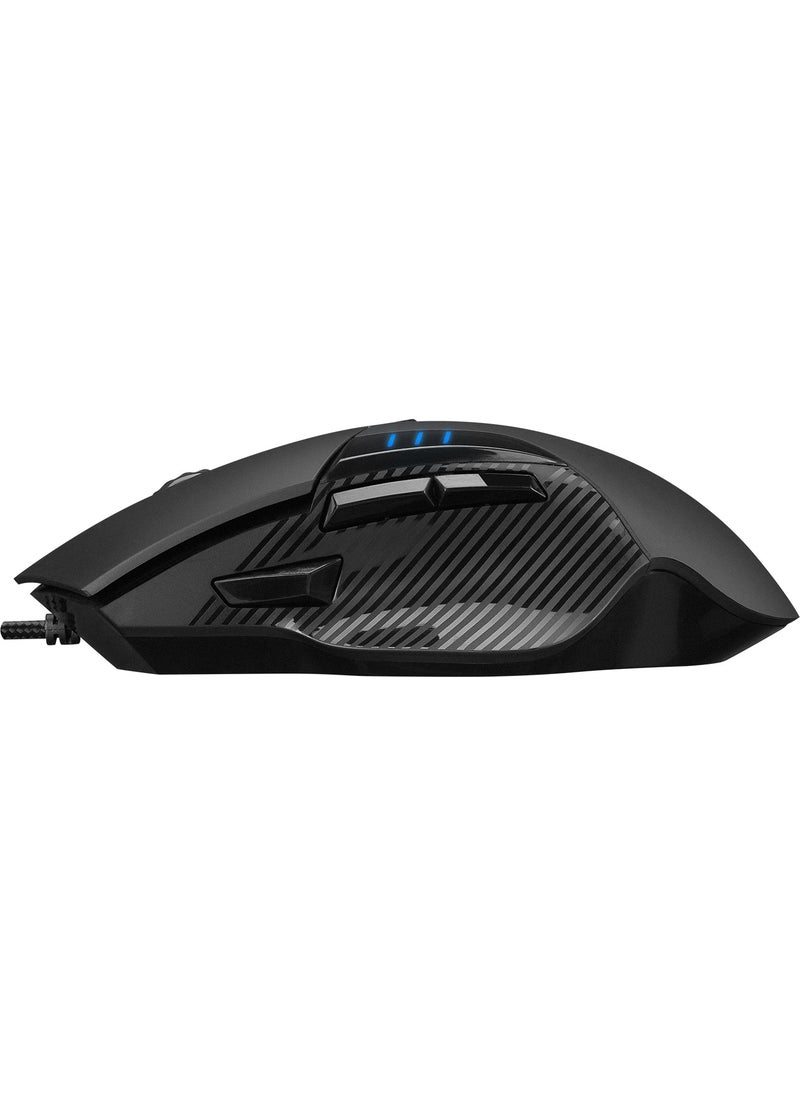 SMx-R83 x-Force USB Black 10000 Dpi RGB Illuminated Gaming Mouse