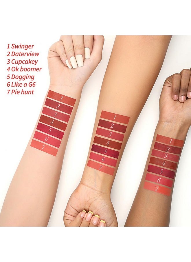 MyGlamm LIT Liquid Matte Lipstick-Like a G6 (Brown & Nudes)-3 ml | With Moringa Oil | 12HR Long-lasting Lipstick | Cruelty-Free Matte Lipstick