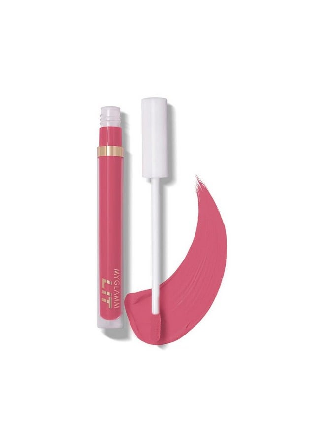 MyGlamm LIT Liquid Matte Lipstick-Like a G6 (Brown & Nudes)-3 ml | With Moringa Oil | 12HR Long-lasting Lipstick | Cruelty-Free Matte Lipstick