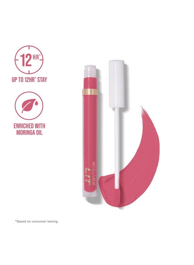 MyGlamm LIT Liquid Matte Lipstick-Like a G6 (Brown & Nudes)-3 ml | With Moringa Oil | 12HR Long-lasting Lipstick | Cruelty-Free Matte Lipstick