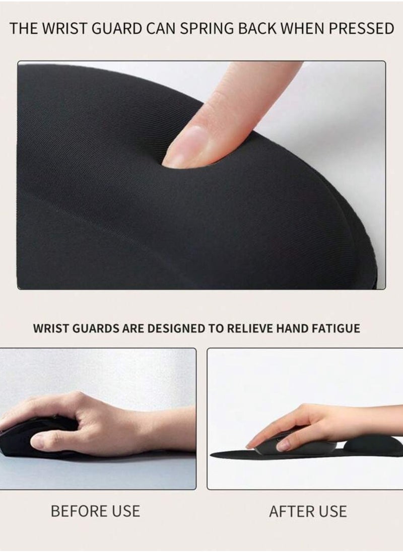 Computer palm pad mouse pad with lightweight non-slip kickstand
