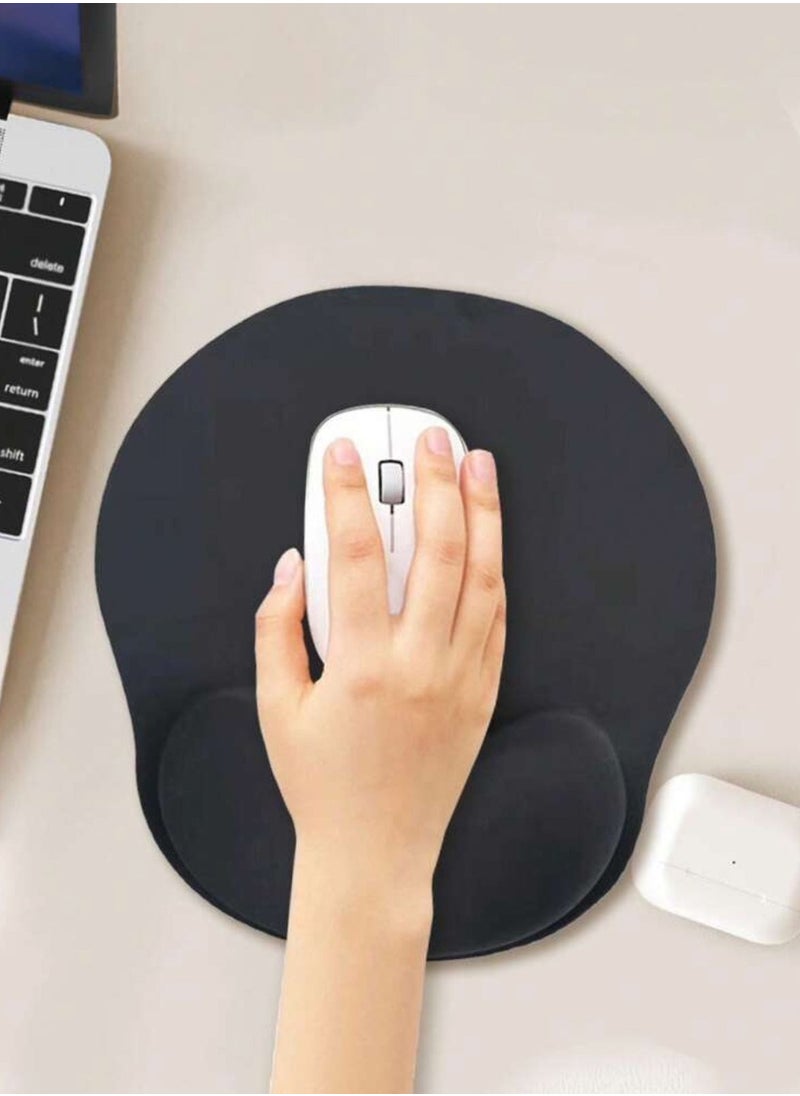 Computer palm pad mouse pad with lightweight non-slip kickstand