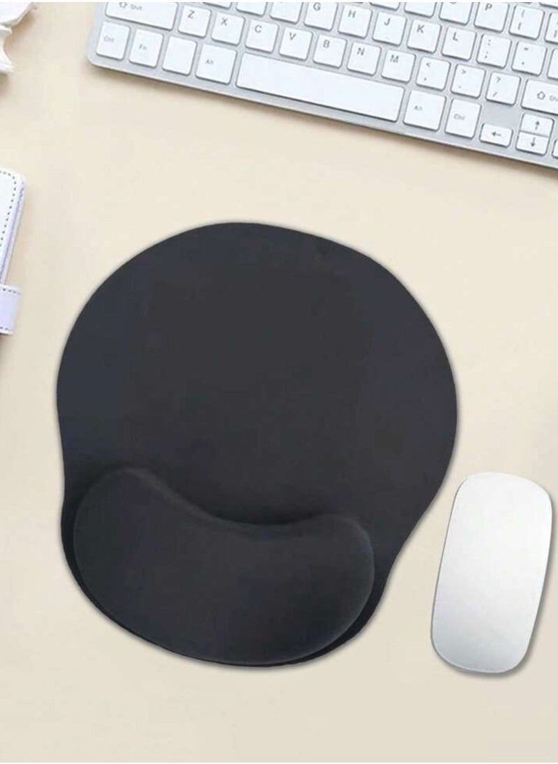 Computer palm pad mouse pad with lightweight non-slip kickstand