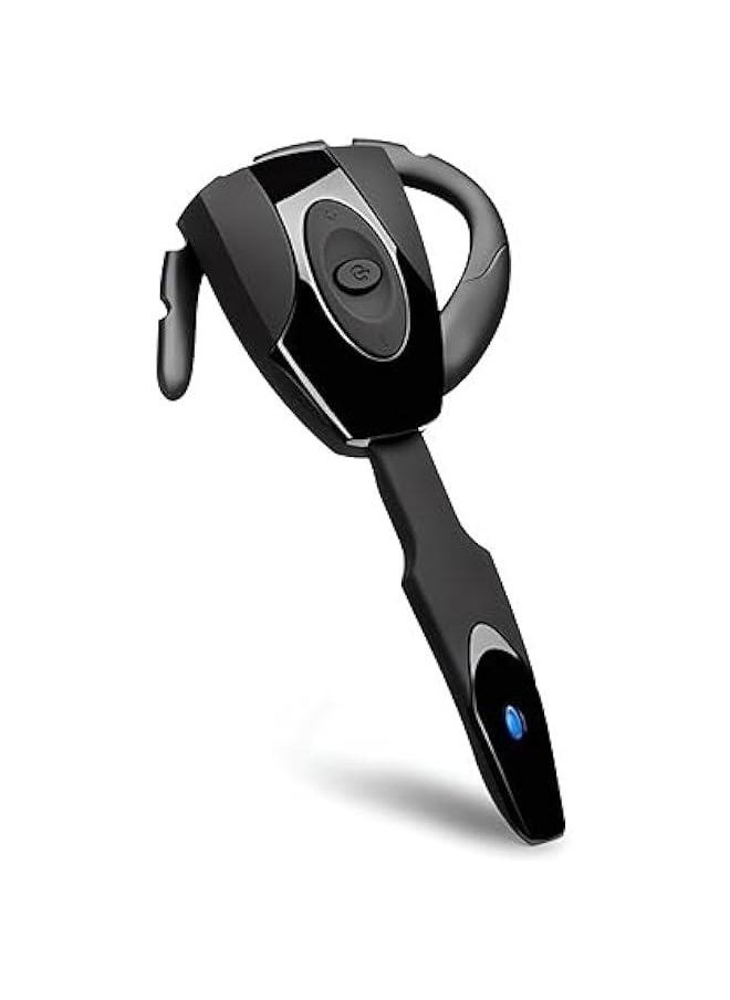 Headset, V5.0 Single Ear Bluetooth Headset with Noise Canceling Mic, Ultralight Rechargeable Cell Phone Earpiece Hands for Business Office Driving Sporting