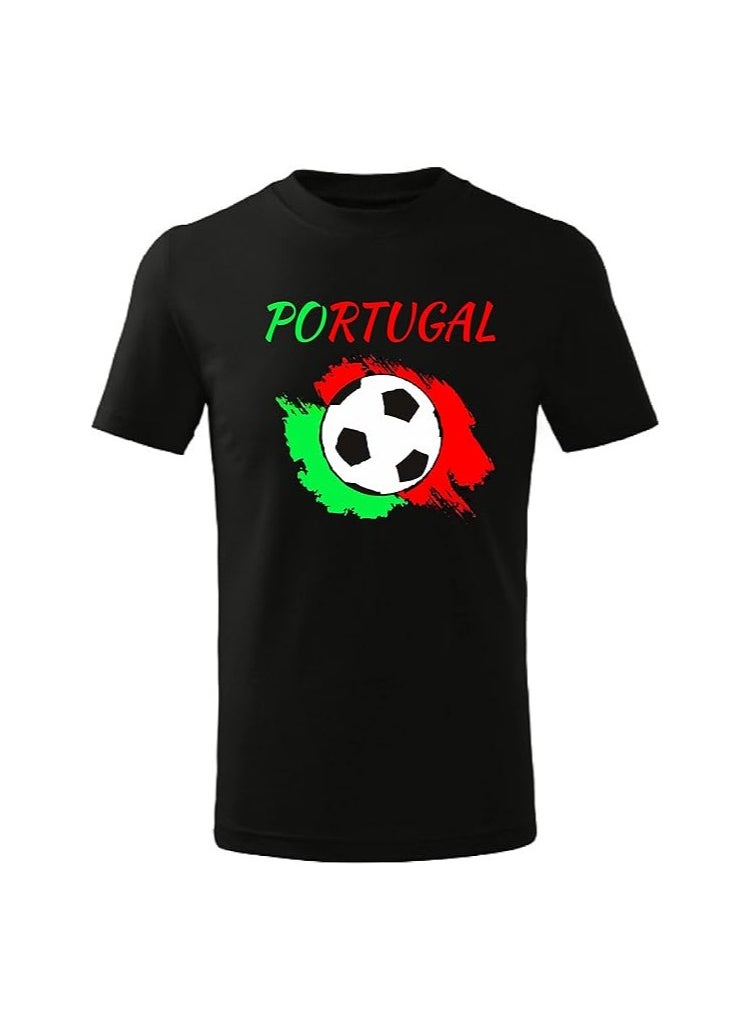 Portugal Football Fans Printed T-Shirts Supporting The Football Jersey Tshirts For Men|Women|Kids To Win The Cup