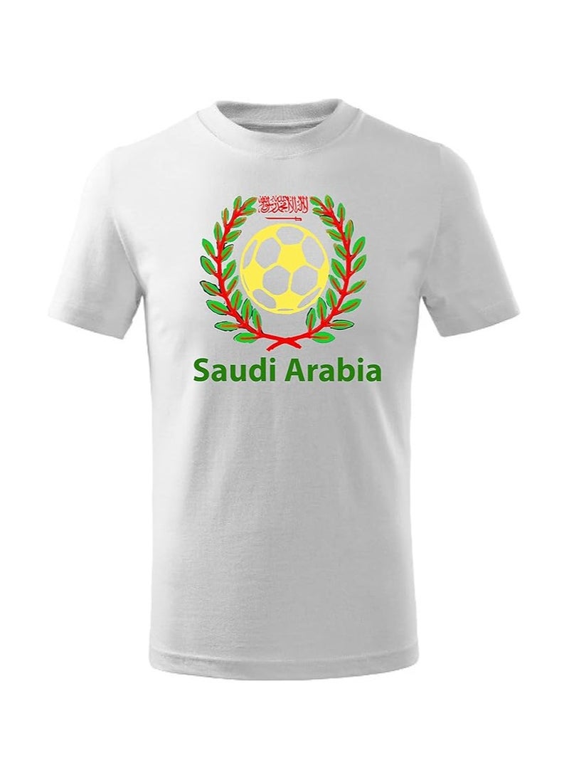 Saudi Arabia Football Fans Printed Tshirts Supporting The Football Jersey Tshirts For Men|Women|Kids To Win The Cup