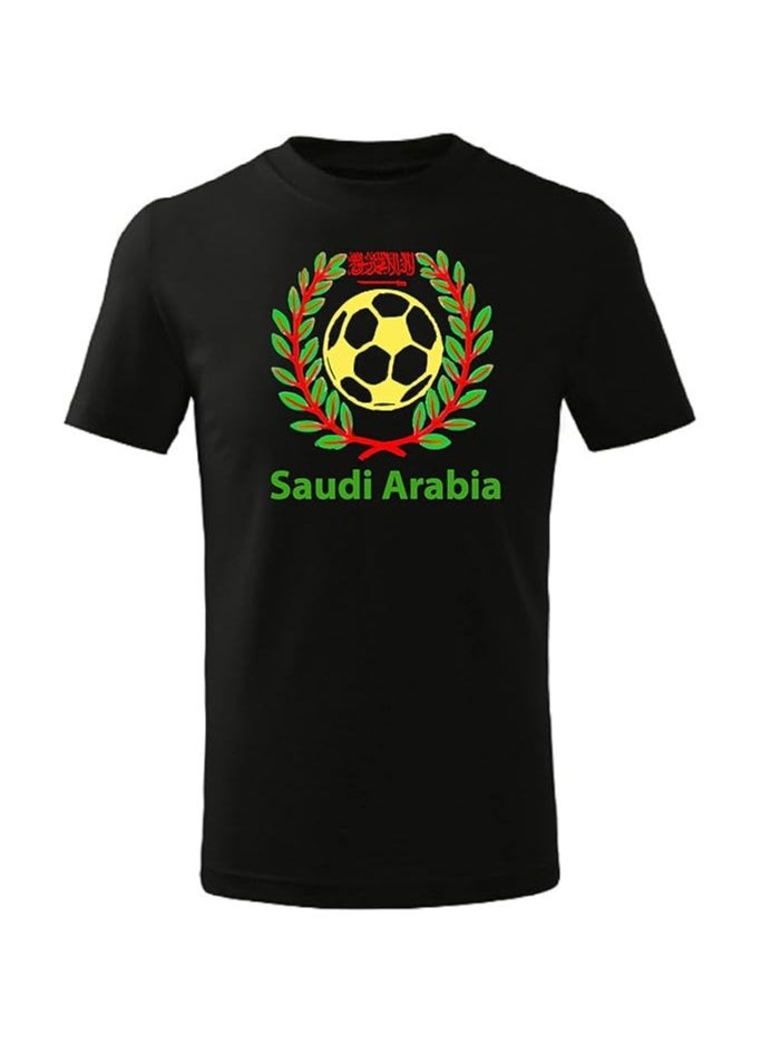 Saudi Arabia Football Fans Printed Tshirts Supporting The Football Jersey Tshirts For Men|Women|Kids To Win The Cup