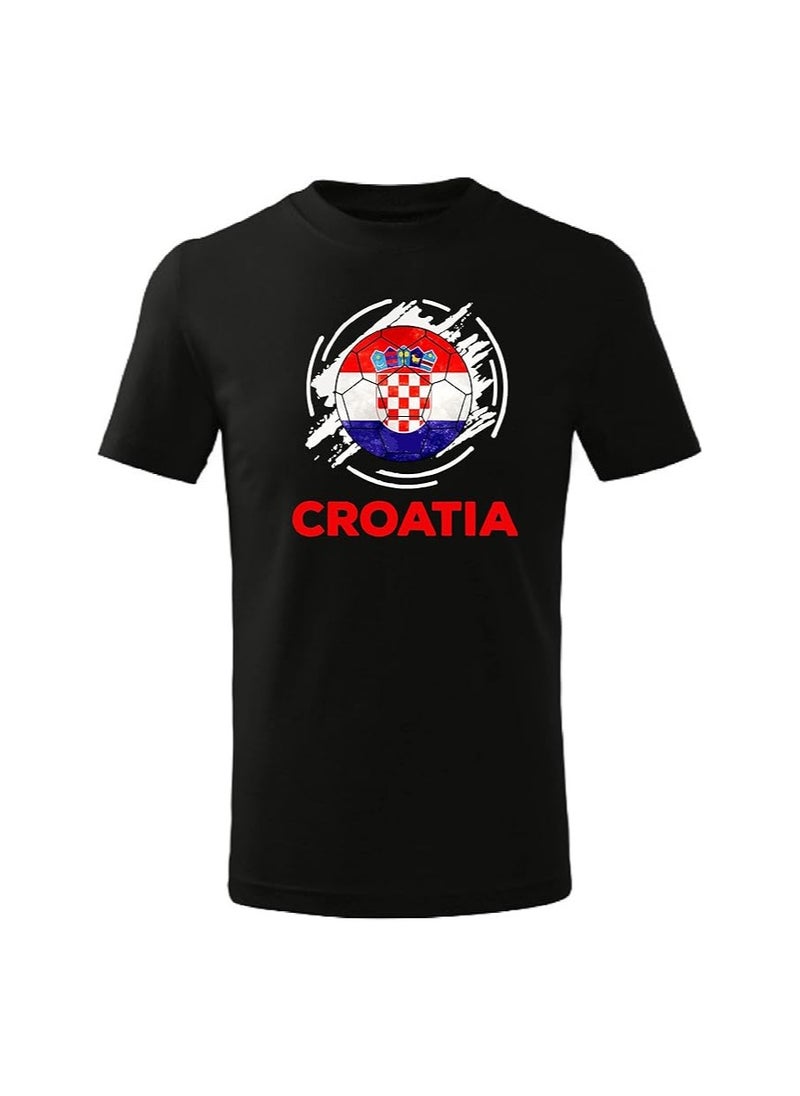 Croatia Football Fans Printed T-Shirts Supporting Football Players Jersey Tshirts For Men|Women|Kids To Win The Cup
