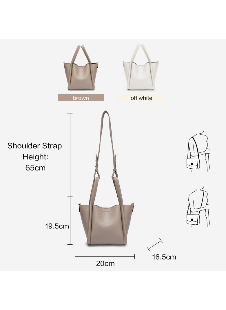 Bostanten Ilona Ladies Shoulder Bag - Clay