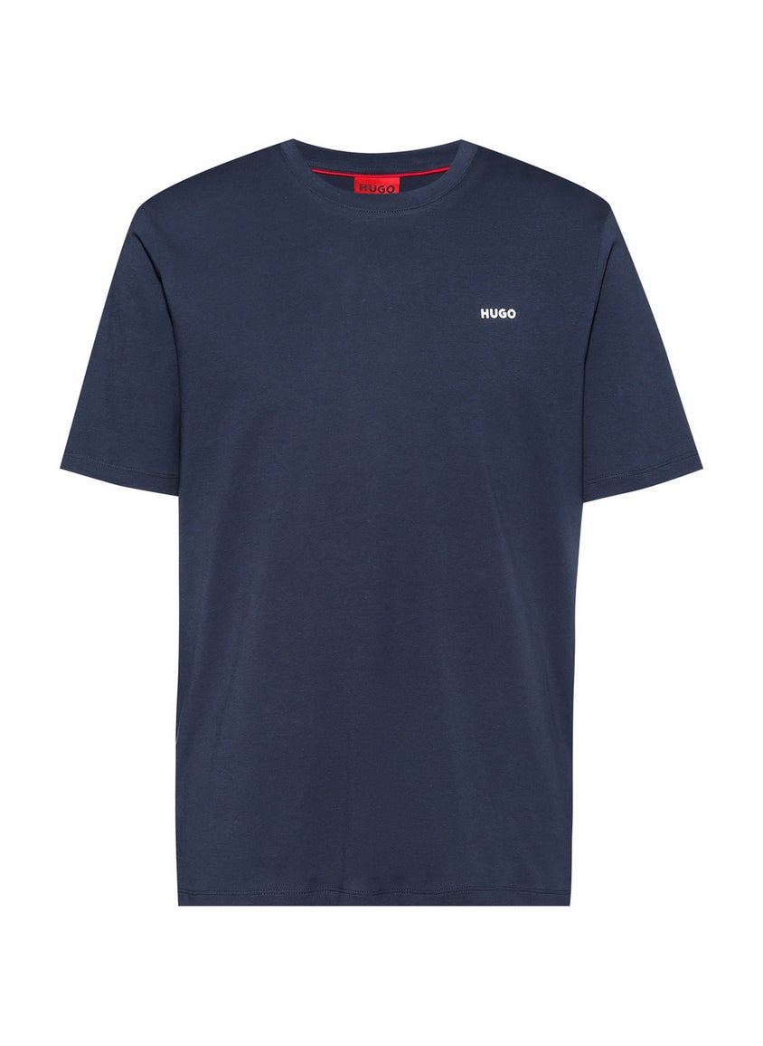 Cotton-jersey T-shirt with logo print
