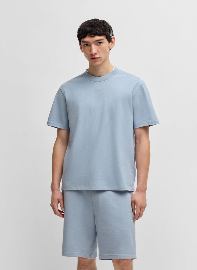 Relaxed-fit T-shirt in cotton with logo print