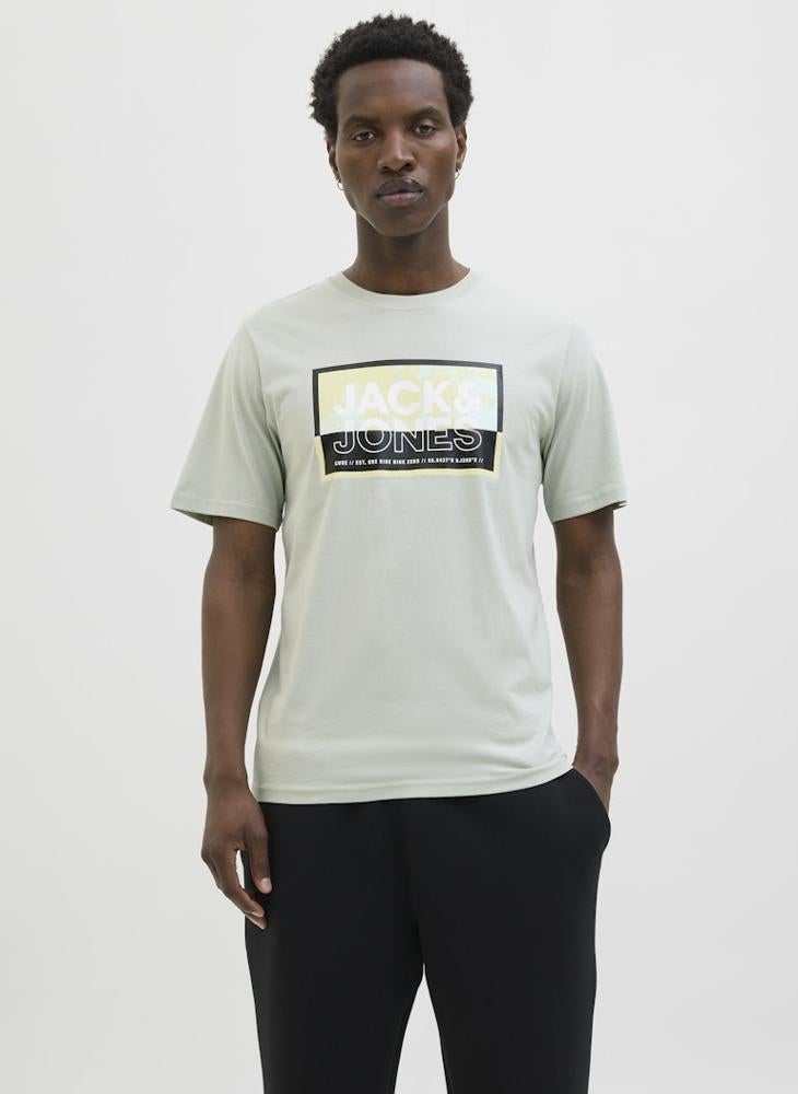 3 Pack Jcologan Summer Print Crew Neck T-Shirt