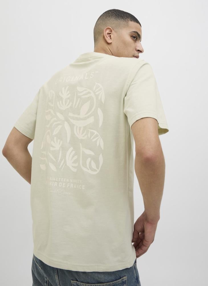 Jorcanggu Slub Element Back T-Shirt