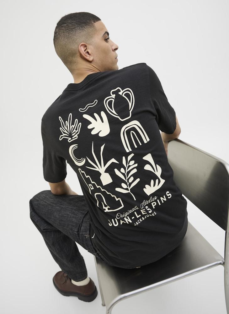 Jorcanggu Slub Element Back T-Shirt
