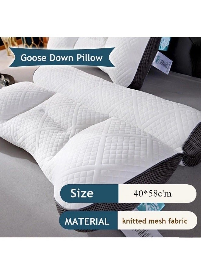 Bed Pillow Sleeping Pillow for Neck Support Sleeping Breathable Design Pillow Neck Protection Cushion