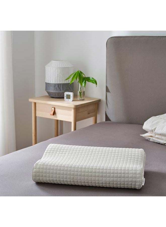 Ergonomic pillow, side/back sleeper, 33x50 cm