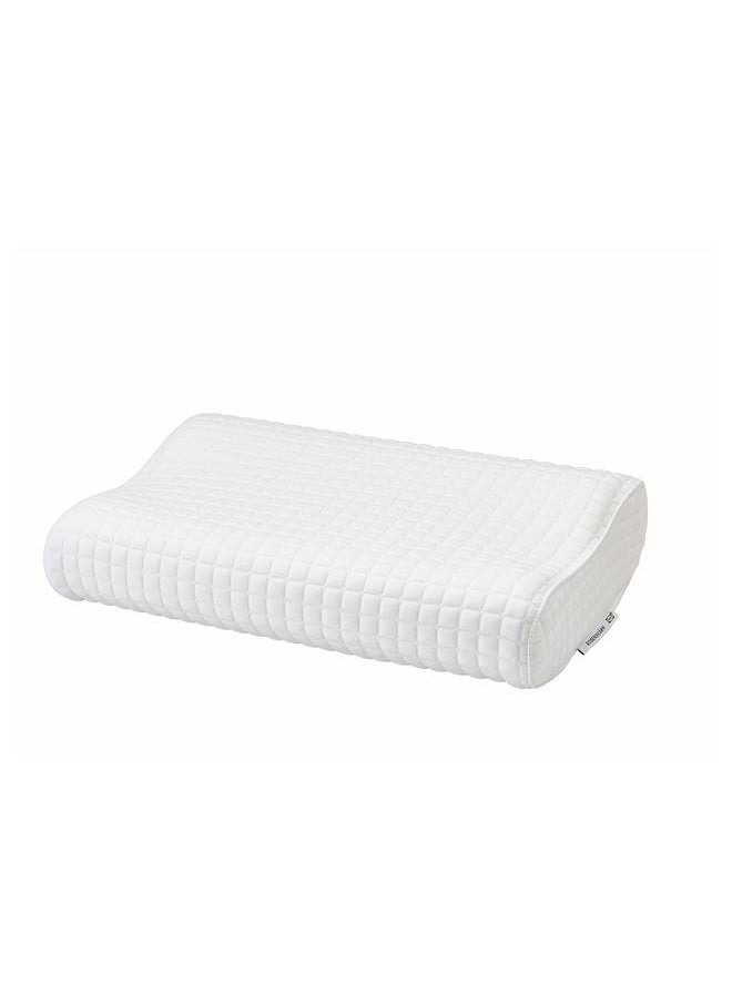 Ergonomic pillow, side/back sleeper, 33x50 cm
