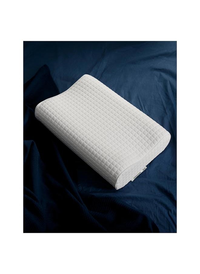Ergonomic pillow, side/back sleeper, 33x50 cm