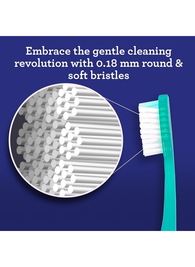 GuruNanda Folding Toothbrush with Built-in Cover, Perfect for Travel, Hiking & Camping, Compact & Portable, On-The-go Toothbrush with Soft Bristles & Ergonomic Handle, for Adults & Kids (1 Count)