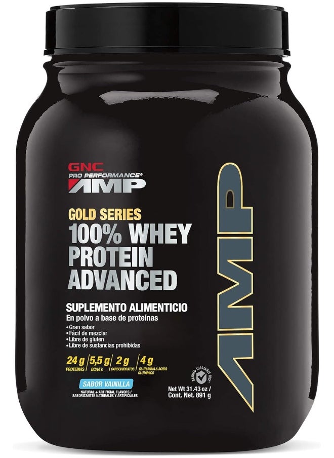 PRO PERFORMANCE AMP AMPLIFIED GOLD 100% WHEY PROTEIN ADVANCED-VANILLA ICE CREAM