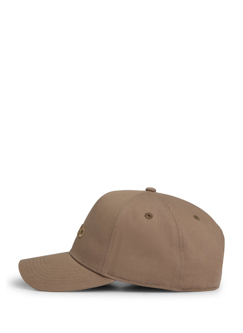 Cotton-twill cap with logo