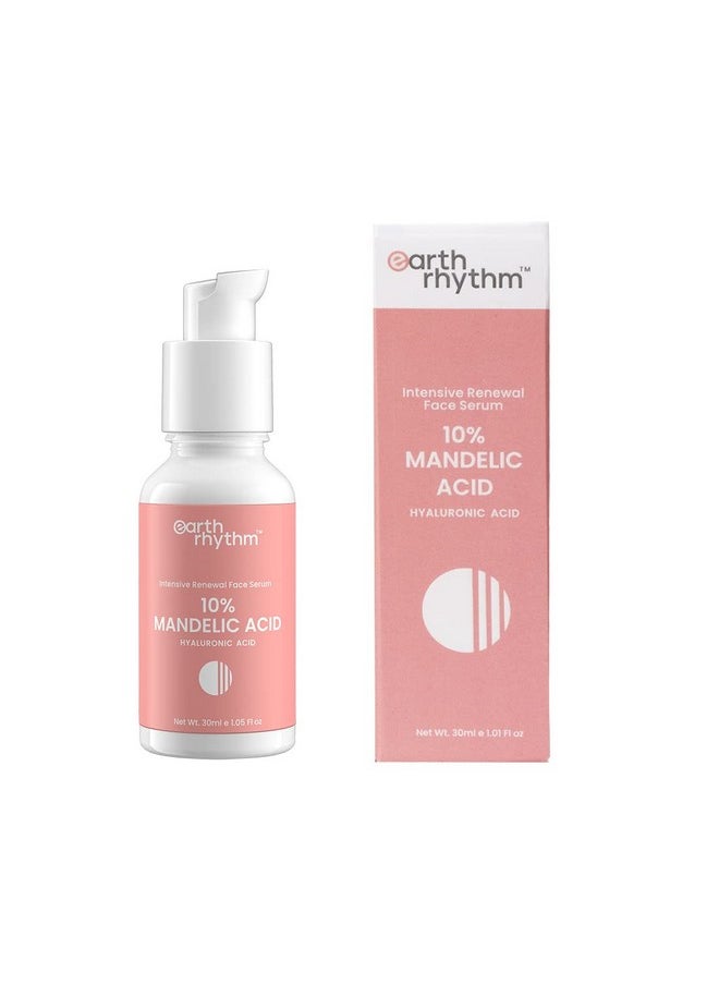 10% Mandelic Acid Face Serum | Brighten Skin, Unclog Pores, Dissolve Blackheads, Men & Women - 30 Ml