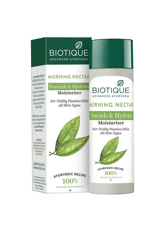 Morning Nectar Flawless Skin Moisturizer Cream | Prevents Dark Spots, Blackheads And Blemishes | Visibly Flawless Skin | Nourishes And Hydrates Skin| All Skin Types | 120Ml
