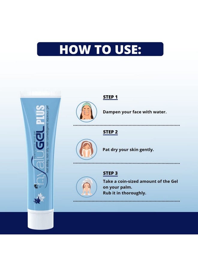 Plus Hyaluronic Acid Gel, 30Ml, Blue