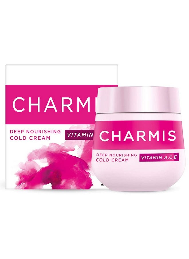 Deep Nourishing Cold Cream With Vitamin C, A And E, 200Ml, For Glowing And Moisturized Skin, For All Skin Types