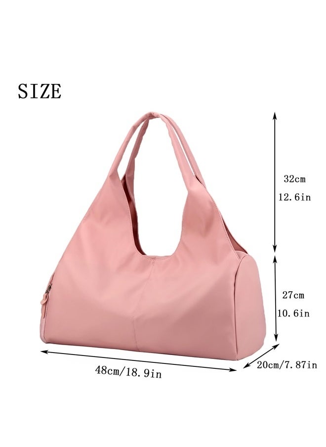 Yoga Gym Bag for Women with Shoes Compartment & Wet Dry Storage Pockets Lightweight Duffel Bag