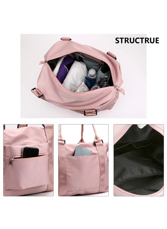 Duffle Tote Bag Weekender Bags for Women Travel with Trolley Sleeve