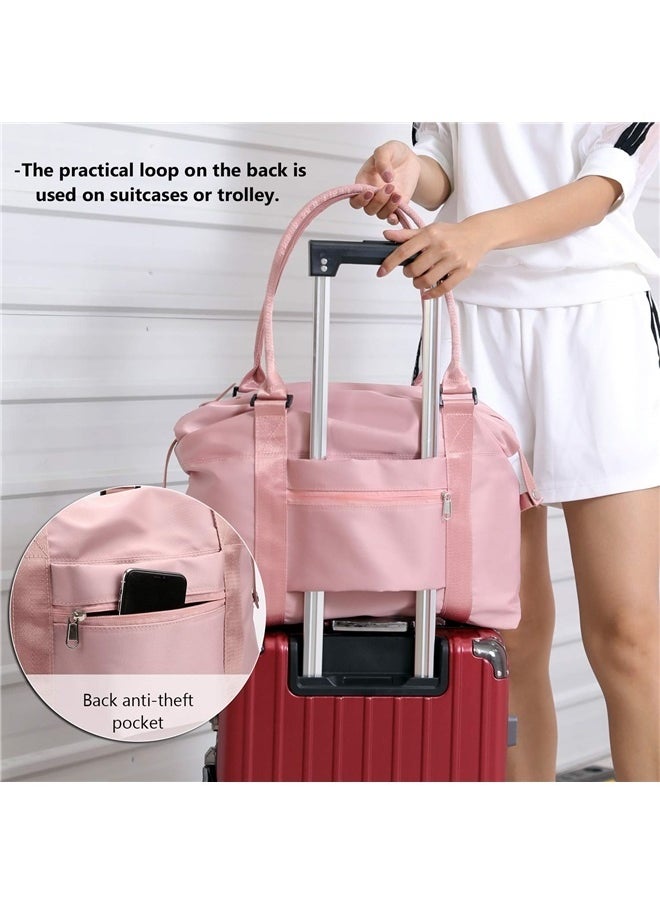 Duffle Tote Bag Weekender Bags for Women Travel with Trolley Sleeve