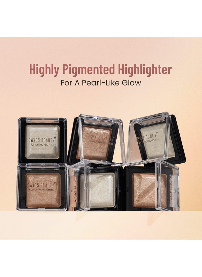 Fusion Creamy Highlighter With Dewy Glow Finish And Easy To Blend Formula | Shade-01, 6Gm|