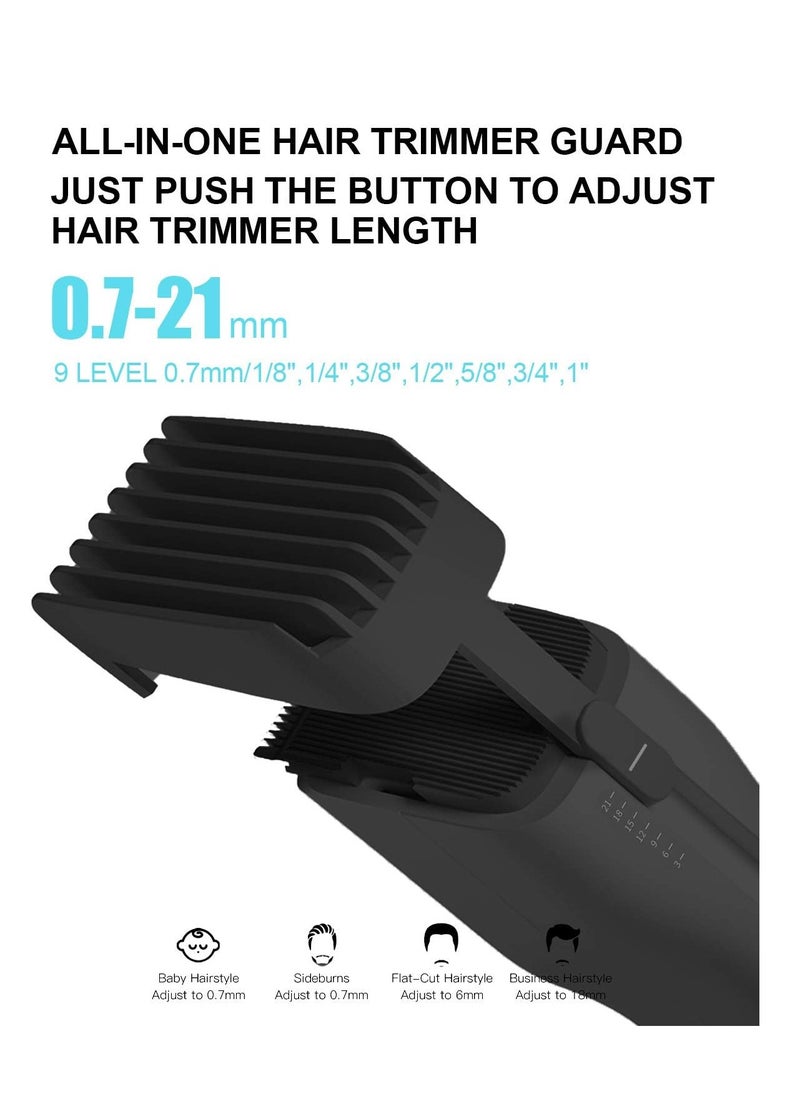 ENCHEN Hair Clippers for Men – Cordless Electric Trimmer, All-in-One Hair Cutting Kit, Rechargeable, Suitable for Kids, Home & Travel – Black