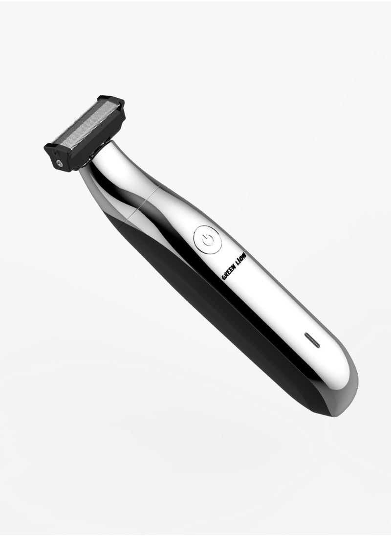 Dual Edge Bi-Directional Blades Trimmer / One Blade Pro Hair Trimmer / 1,2,4,6 mm Combs / Stainless Steel Blade with 4 Combs Guard / Rechargeable Shaver / Hair Shaver - Black