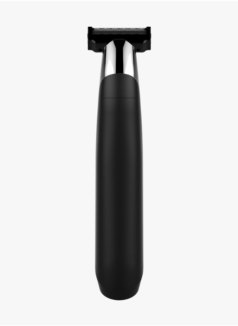 Dual Edge Bi-Directional Blades Trimmer / One Blade Pro Hair Trimmer / 1,2,4,6 mm Combs / Stainless Steel Blade with 4 Combs Guard / Rechargeable Shaver / Hair Shaver - Black