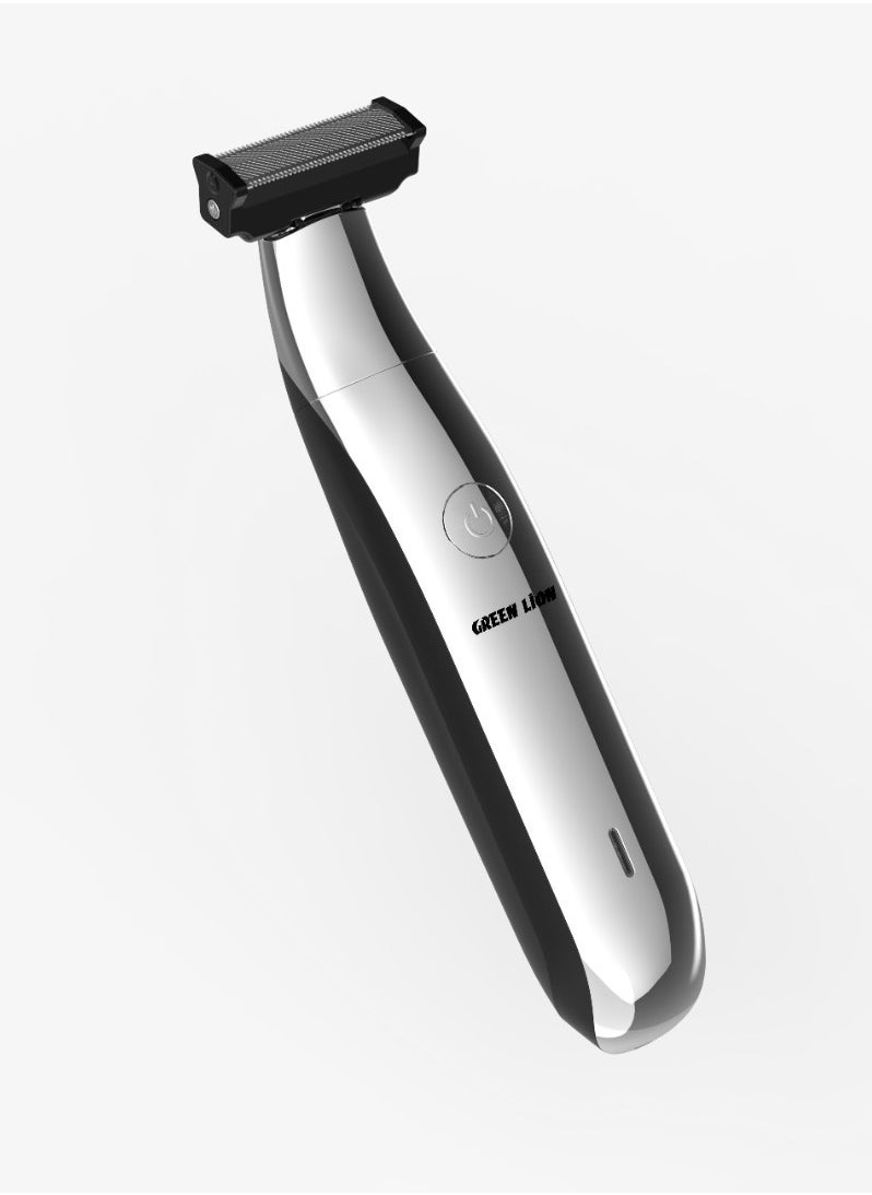 Dual Edge Bi-Directional Blades Trimmer / One Blade Pro Hair Trimmer / 1,2,4,6 mm Combs / Stainless Steel Blade with 4 Combs Guard / Rechargeable Shaver / Hair Shaver - Black
