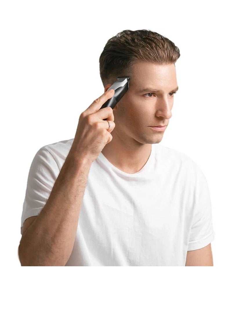 Enchen Humming Bird Electric Hair Clipper – T-Shaped Head, 7100RPM, Low Noise, Type-C Rechargeable, 1500mAh Battery – Black