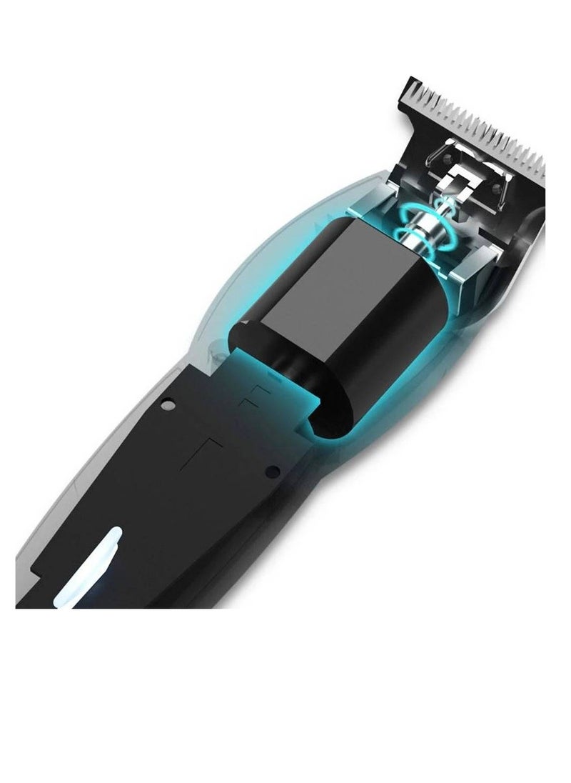 Enchen Humming Bird Electric Hair Clipper – T-Shaped Head, 7100RPM, Low Noise, Type-C Rechargeable, 1500mAh Battery – Black