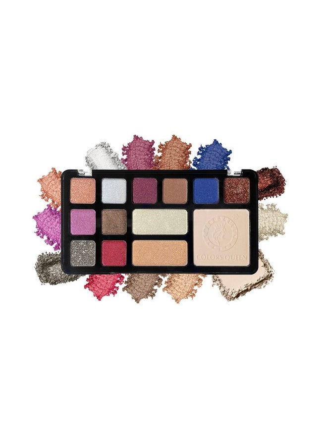 Professional Make Up 10 In 1 Eye Shadow Palette | Shimmer Matte Eye Shadow Palette | Multicolored (01)