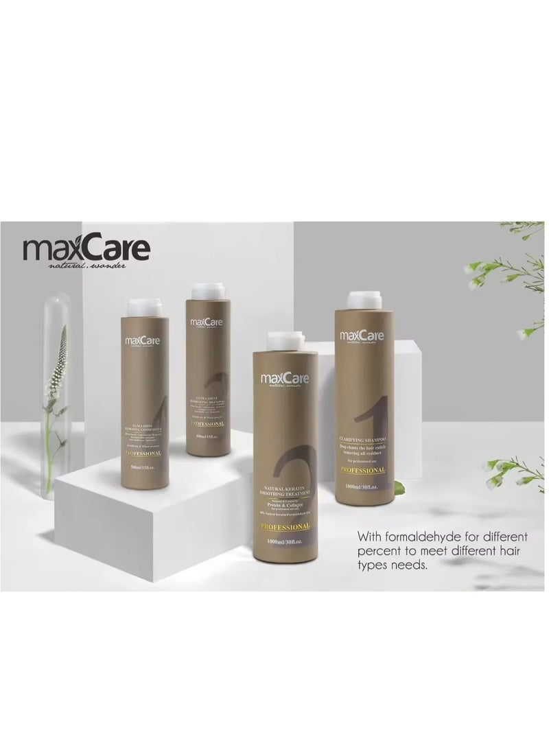 Maxcare Professional Clarifying Shampoo 1000ml – Pre-Treatment Cleanser for Hair