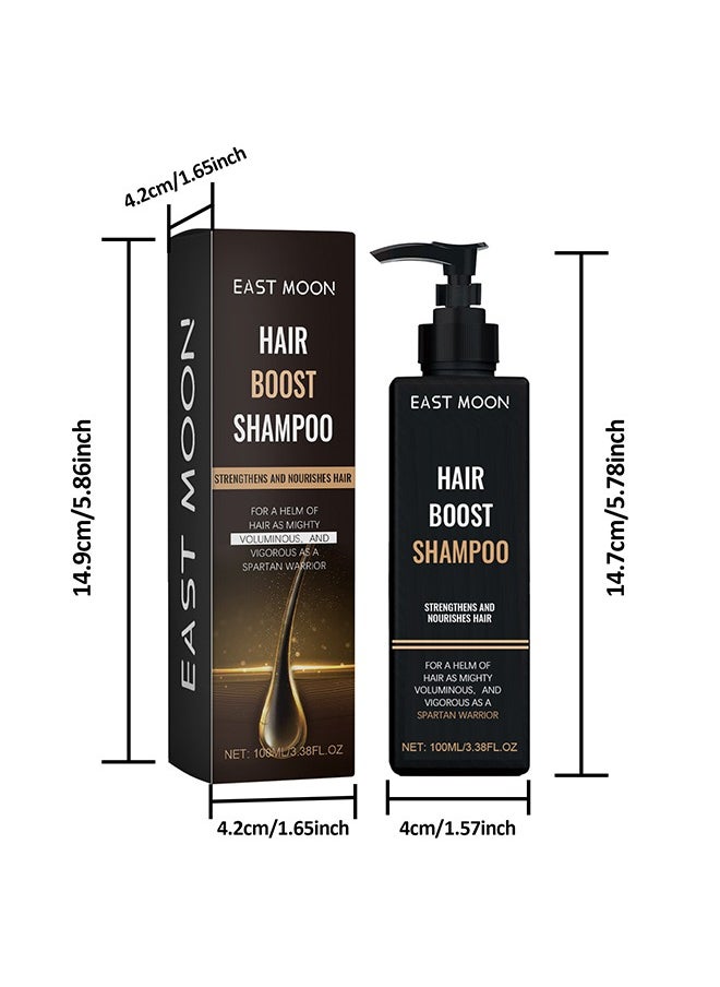 Hair Boost Shampoo - Spatan Root Activator Shampoo, Hair Regrowth Shampoos for Men & Beard, Natural Nourishing Formula to Promote Thicker, Fuller Hair – Repairing for Hair Loss & Scalp Health