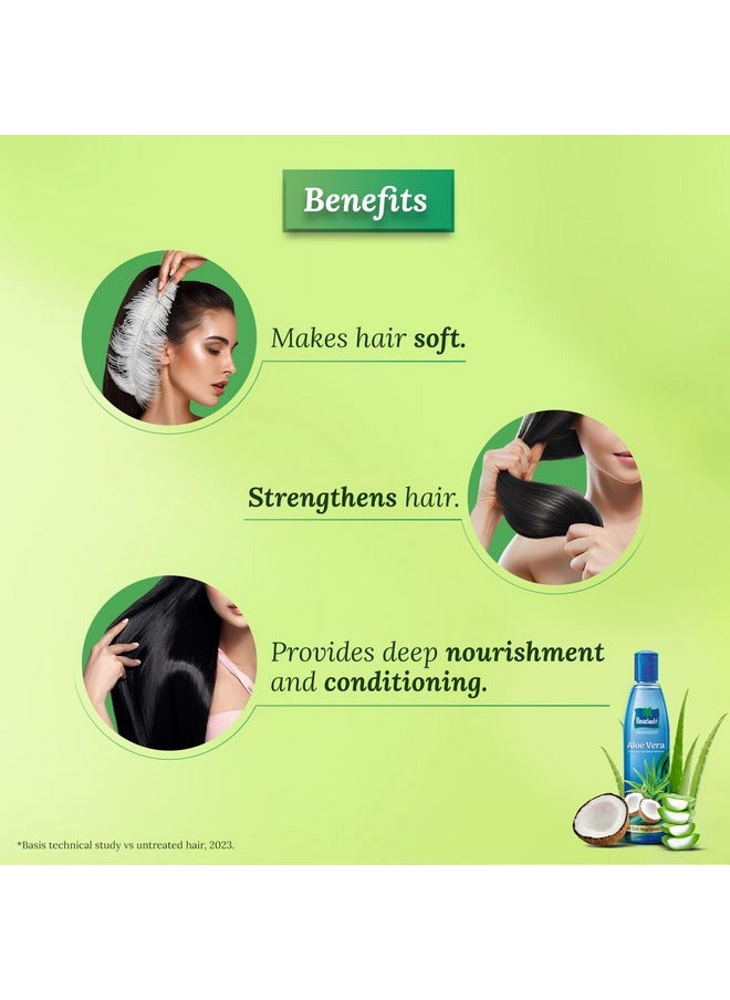 Aloe Vera Enriched Coconut Hair Oil, 400 Ml | For Soft, Strong Hair