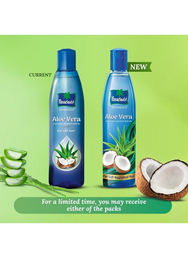 Aloe Vera Enriched Coconut Hair Oil, 400 Ml | For Soft, Strong Hair